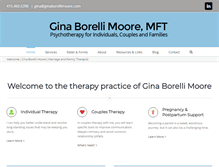 Tablet Screenshot of ginaborellimoore.com